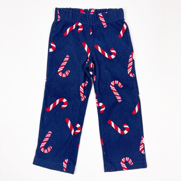 Old Navy Micro Fleece Candy Cane Pajama Pant Bundle XS 5 - Picture 2 of 7